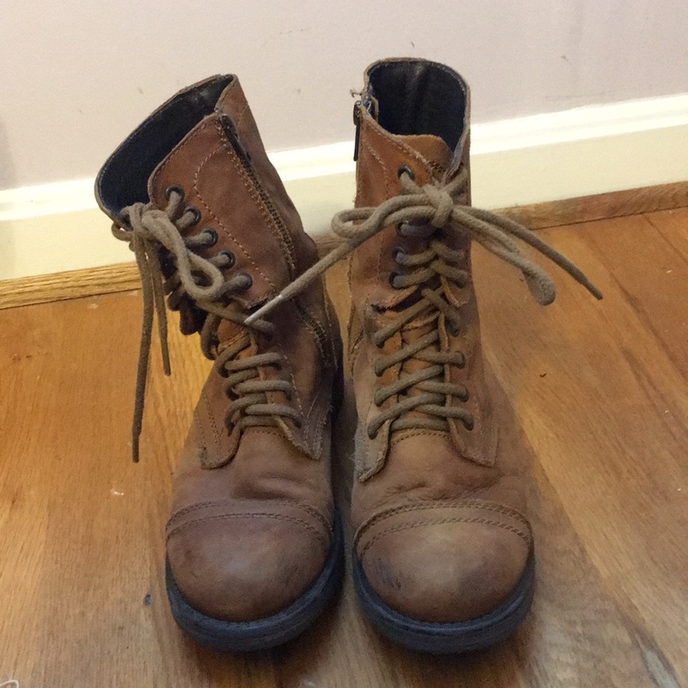 Steven Madden combat boots